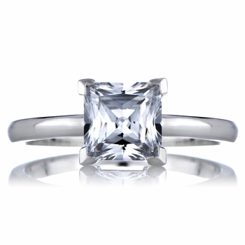 Nikki's 1.25 CT Princess Cut CZ Engagement Ring