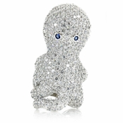 Ollie's Silvertone Octopus Cocktail Ring