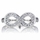 Ora's Cubic Zirconia Infinity Promise Ring