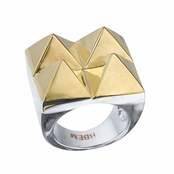 Dylan's Pyramid Ring - 4 Spike Studs