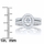 Kiara's Oval Cut CZ Halo Wedding Ring Set