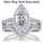 Padgett's Marquise Cut CZ Engagement Ring Guard