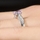 Parisa's Lavender Heart CZ Promise Ring