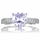 Parisa's Lavender Heart CZ Promise Ring