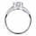 Parisa's Lavender Heart CZ Promise Ring