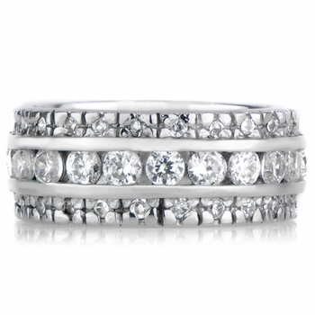 Paulina's Triple Row CZ Eternity Ring