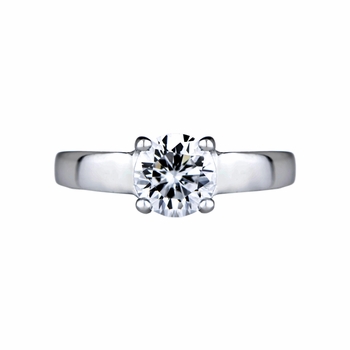 Peony's Promise Ring - Round CZ