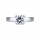 Peony's Promise Ring - Round CZ