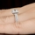 Perrie's 1.24ct Princess Cut Halo CZ Wedding Ring Set