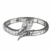 Pola's Silver Tone snake Bracelet