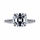 Prisilla's 4 CT Asscher Cut CZ Engagement Ring