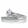 Raj's Cubic Zirconia Wedding Ring Set
