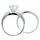 Raj's Cubic Zirconia Wedding Ring Set