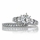 Raj's Cubic Zirconia Wedding Ring Set