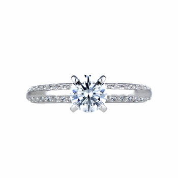 Rellah's Engagement Ring - Round Cut CZ