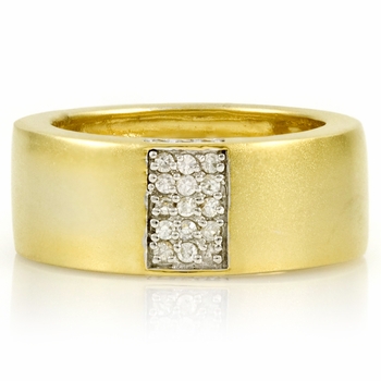 Rogelio's Two Tone CZ Eternity Ring
