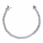 Rosanna's Floral CZ Tennis Bracelet - 8.5 Inches