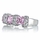 Rosario's 2 TCW Pink CZ Princess Ring