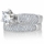 Kali's .85 ct Round Cut CZ Wedding Ring Set