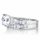 Ruchita's Classic CZ Wedding Ring Set