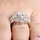 Scarlett's Art Deco CZ Engagement Ring
