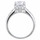 Shantae's Engagement Ring - 1 CT Butterfly Set CZ