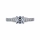 Shayla's Asscher Cut Blue Heart CZ Engagement Ring