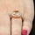 Sheera's 3.87ct Rose Goldtone and Peach CZ Cushion Cut Halo Engagement Ring
