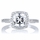 Sheryl's 2.5 CT Cushion Cut CZ Engagement Ring