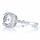 Sheryl's 2.5 CT Cushion Cut CZ Engagement Ring