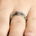 Si's Silvertone Tungsten Camo Ring