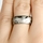 Si's Silvertone Tungsten Camo Ring