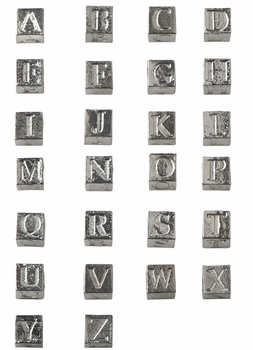 Silver Letter Block