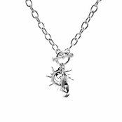 Sloane's Sun & Wolf Charm Necklace