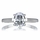 Sonia's Signity CZ Engagement Ring - 1 CT Oval Cut