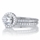 Anjala's .25 ct Round Cut CZ Wedding Ring Set
