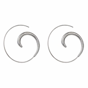 Sybill's Hoop Swirl Earrings