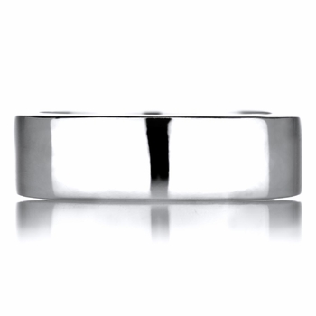 Tom's Silvertone Wedding Ring - 6mm