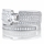 Milan's .5 ct Round Cut CZ Triple Row Wedding Ring Set