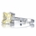 Trista's Promise Ring - Yellow Princess Cut CZ