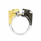 Two Tone Wildcat Ring