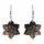 Valena's Abalone Shell Grey Flower Dangle Earring