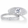 Vanora's CZ Antique Wedding Ring Set