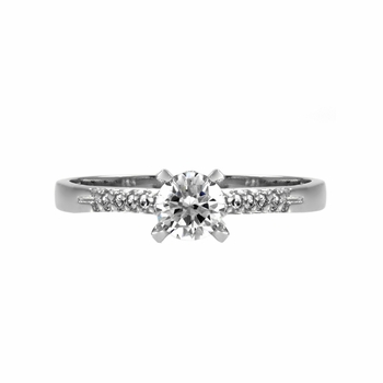 Whitley's Petite CZ Engagement Ring - .5 CT