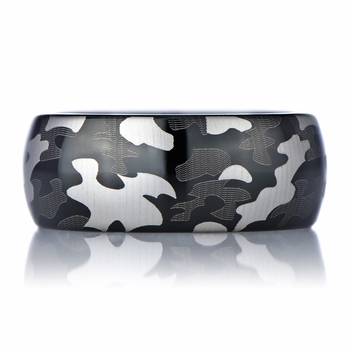 Willie's Black Tungsten Camo Ring