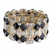 Zoe's Fancy Stretch Bracelet - White