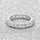 Aren's Princess Cut CZ Stackable Eternity Ring