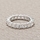 Aren's Princess Cut CZ Stackable Eternity Ring