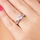 Dao's Round Cut CZ Promise Ring