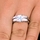 Hazel's Round & Baguette Cut CZ Wedding Ring Set